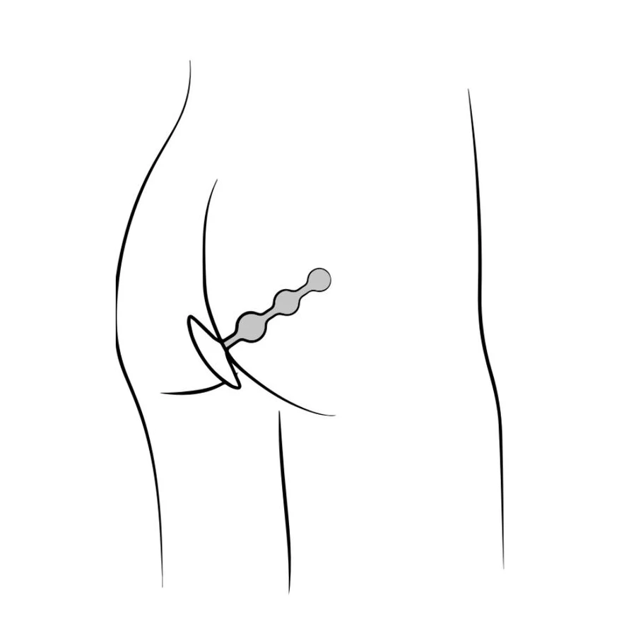 ROMP - AMP LILA FLEXIBLE SILIKON-ANALKAPSELN 12,5 CM LILA